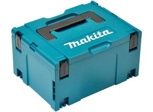 Werkzeugkoffer MAKITA "MAKPAC Gr. 3", blau (türkis), B:29,5cm H:21,5cm T:39,5cm, Kunststoff, Aufbewahrungsboxen, Werkzeugkoffer, unbefüllt, BxHxT: 29,5x21,7x39,5 cm