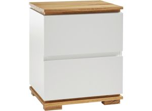 Nachtschrank , Weiß, Eiche ,