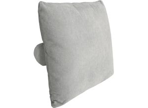 Dekokissen DIE PLANBAR "MP-IN24031", santos silber, unifarben, B:70cm H:60cm L:25cm, Kissen: 100% Polyester, Dekokissen_Sitzkissen_Kissenhüllen, Kissen zum komfortabel Sitzen und entspannt Loungen