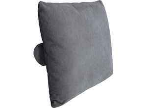 Dekokissen DIE PLANBAR "MP-IN24031", santos grau, unifarben, B:70cm H:60cm L:25cm, Kissen: 100% Polyester, Dekokissen_Sitzkissen_Kissenhüllen, Kissen zum komfortabel Sitzen und entspannt Loungen