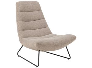 Livetastic Sessel, Beige, Metall, 82.5x97x93