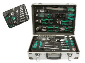 MANNESMANN Alu-Werkzeugkoffer Werkzeugsatz M29075
