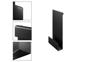 Keuco Duschablage 24951, 24951370000, schwarz matt 24951370000