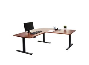 Eck-Schreibtisch MCW-D40, Bürotisch Computertisch elektrisch