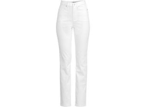 Farbige Straight Fit Jeans High