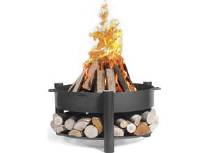 Feuerschale COOKKING "Montana", schwarz, H:45cm Ø:88cm, Stahl, Feuerkörbe, 88x45 cm