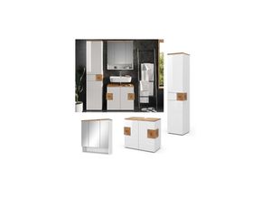Vicco Badmöbel-Set Badezimmer-Möbel Bad-Schrank Eden