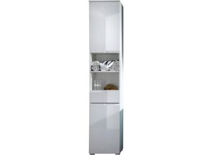 Xora Hochschrank, Weiß, Kunststoff, 3