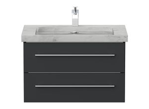 Badmöbel Marmor Carrara White YAMO