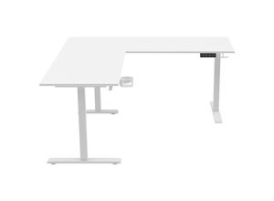 Carryhome Eckschreibtisch , Weiß ,