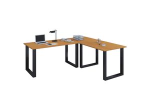 VCM VCM Holz Schreibtisch Eckschreibtisch