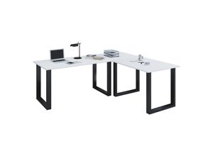 VCM VCM Holz Schreibtisch Eckschreibtisch