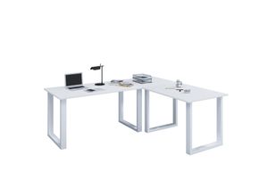 VCM VCM Holz Schreibtisch Eckschreibtisch