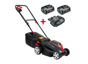 Akkurasenmäher AL-KO "38.1 Li", schwarz, B:42cm H:102cm T:130cm, Rasenmäher, inkl. Akku und Ladegerät