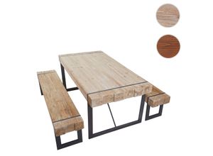 Mendler Esszimmergarnitur HWC-A15, Esstisch +