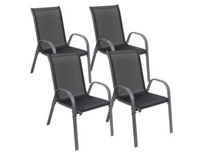 Albatros Gartenstühle 4er Set Kuba