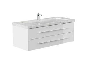 Badmöbel Marmor Carrara White YAMO