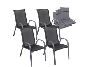 Albatros Gartenstühle 4er Set Kuba
