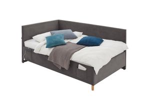 Stylife Polsterliege , Anthrazit ,