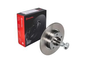 BREMBO Bremsscheibe BEARING DISC LINE 08.9597.17 hinten rechts links voll 280mm für RENAULT VAUXHALL NISSAN OPEL 4320600QAE 8200228610 7711130076