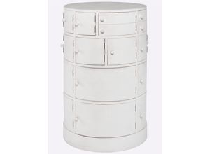 Kommode, weiß, B:50cm H:80cm T:50cm,