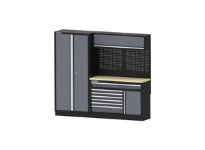 Feistos Werkstatteinrichtung Apollo 32 Schwarz/Anthrazit 46x228x200cm