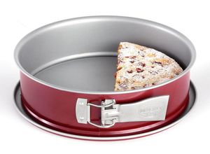 Springform, bunt (rot, silberfarben), Ø:26cm,