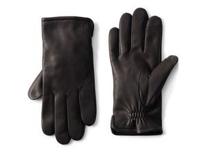 Leder-Handschuhe mit Kaschmirfutter, Herren,