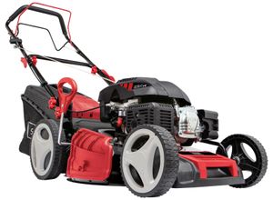 Benzinrasenmäher SCHEPPACH "MS225-53", schwarz, B:55cm H:112cm, Rasenmäher, mit Radantrieb