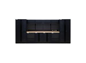 Feistos Werkstatteinrichtung EOS 13 Blackline Schwarz 61x455x200cm