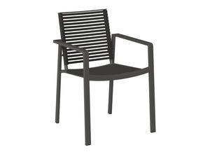 Ambia Garden Gartenstuhl, Anthrazit, Metall,