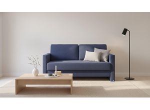 BRUNO Schlafsofa 140cm in Blau