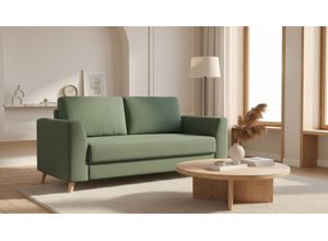 BRUNO Schlafsofa 140cm in Grün