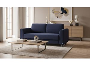BRUNO Schlafsofa 160cm in Blau