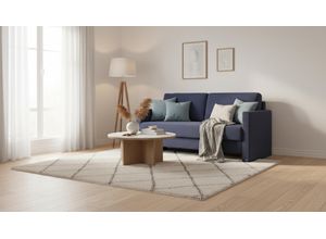 BRUNO Schlafsofa 160cm in Blau