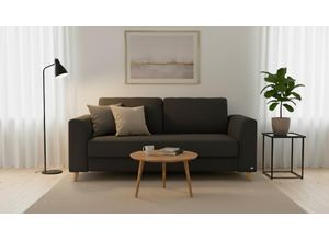 BRUNO Schlafsofa 140cm in Anthrazit