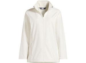 Softshell-Jacke, Damen, Weiß, Polyester,