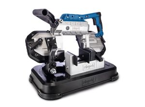 Scheppach Metall-Bandsäge MBS1200 1141 mm inkl. variabler Geschwindigkeit, Laser, LED & Untergestell