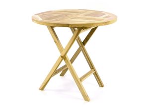 Gartentisch VCM "Tisch aus Promotion Set 1 Natur unbehandelt", braun, Tische, Gartentisch