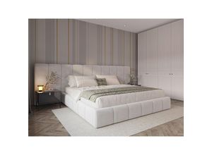 Chameo Polsterbett, Beige, Holz, Buche,