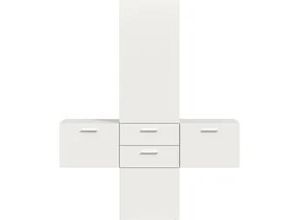 Garderoben-Set HOME AFFAIRE, weiß melamin,