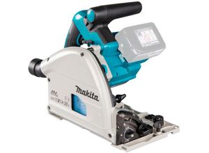 Akku-Tauchsäge MAKITA "DSP600ZJ", blau, B:24,1mm H:272mm L:346mm, Sägemaschinen, 56 mm, 2 x 18 V, inkl. Aufbewahrungskoffer, ohne Akku und Ladegerät