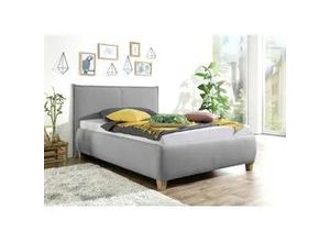 Polsterbett MAINTAL, grau, B:153cm L:214cm,