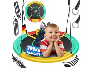 KESSER® Nestschaukel Tellerschaukel Hängeschaukel Rundschaukel