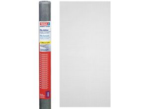 Fliegengitter-Gewebe TESA "Insect Stop Alu-Gitter Ersatzrolle für Fliegengitter - 1.0 m x 1.2 m", grau (gewebe: grau), B:100cm H:120cm, Insektenschutzgitter, Mückennetz als Ersatzgitter für Fenster