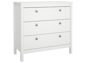 Mid.you Kommode, Weiß, Metall, 3