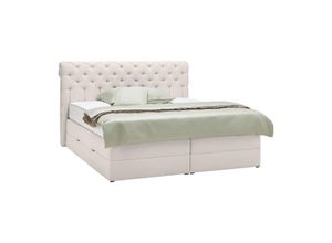 Boxspringbett Belano Creme ca. 160x200cm