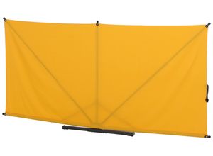 Sichtschutz Anthrazit/Gelb BH: 280 x150