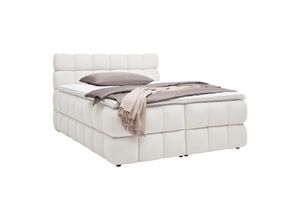 Boxspringbett Bubble Box Creme ca.