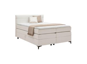 Boxspringbett Bari in Creme ca.